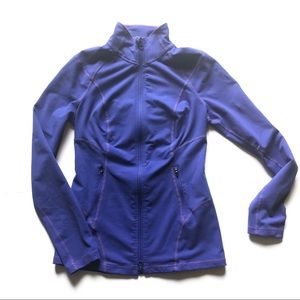 Zella Blue Violet Full Zip Track Jacket Size XS